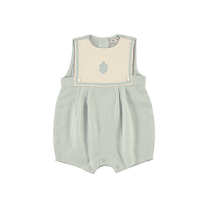 Baby Boy Romper | Malo | Cloud Blue | Bebe Organic  | SS26