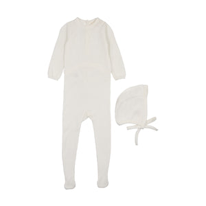Baby Neutral Layette Set | Bebe Knit | Cream | Mema Knits | SS25