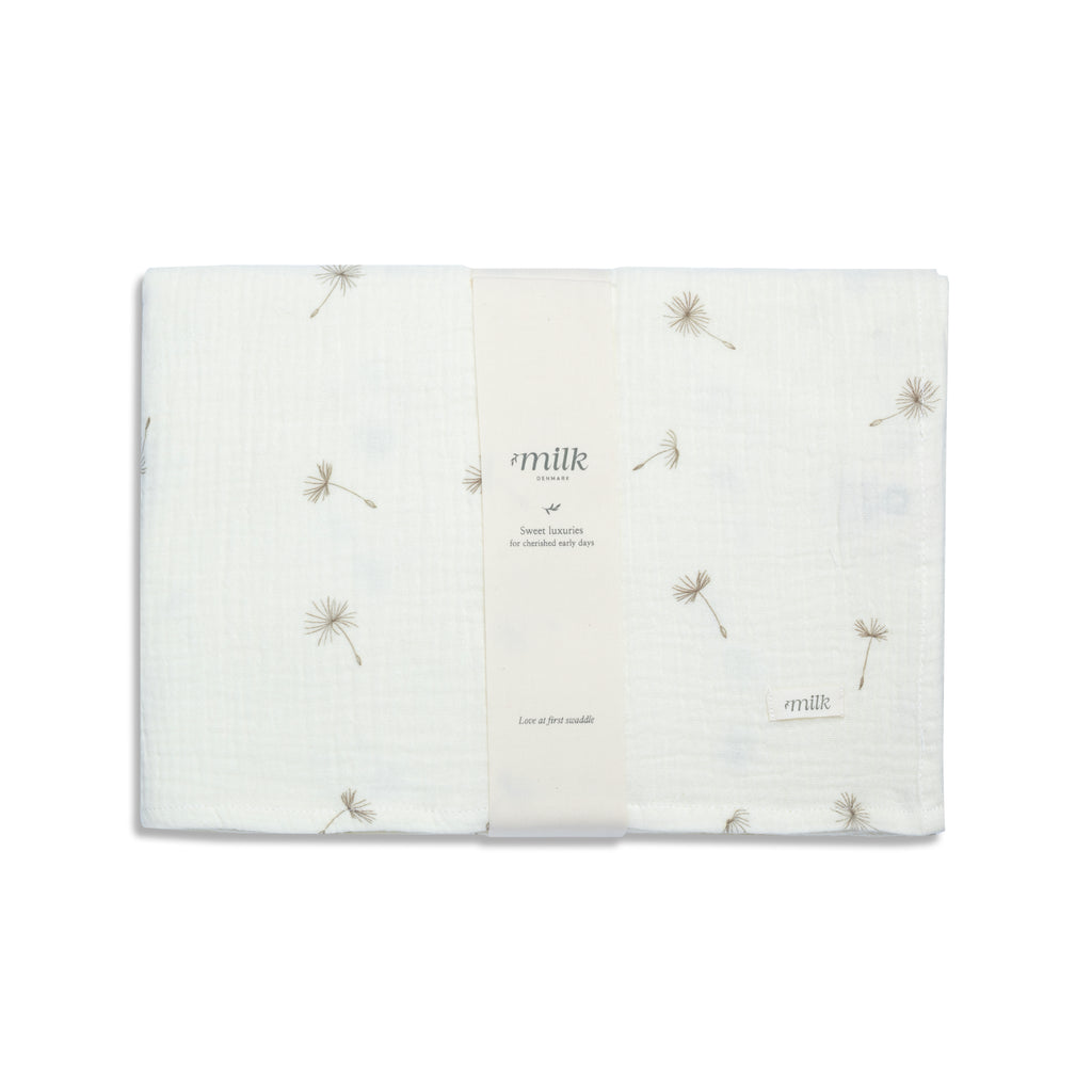 Muslin Swaddle |  Wildflower Ivory | SS26 | Milk Denmark