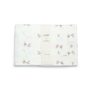 Muslin Swaddle |  Blossom Ivory | SS26 | Milk Denmark