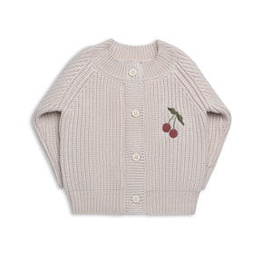 Knit Cardigan | Cherry | SS26 | Milk Denmark