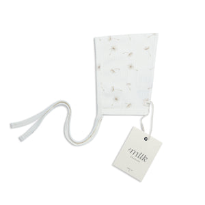 Baby Bonnet | Pixie Wildflower Ivory | SS26 | Milk Denmark