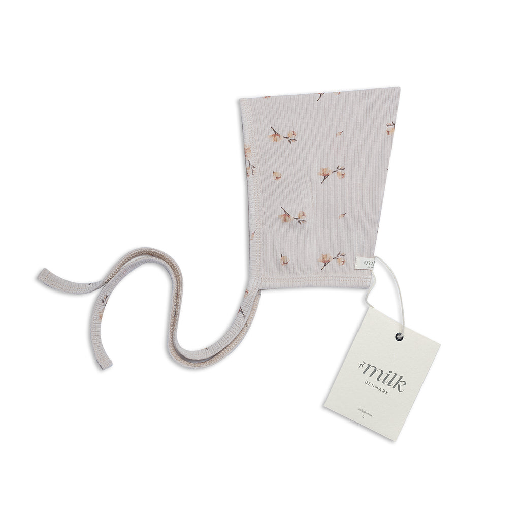 Baby Bonnet | Pixie Blossom Oat | SS26 | Milk Denmark