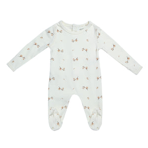 Baby Girl Footie |  Blossom Ivory | SS26 | Milk Denmark
