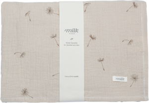 Muslin Swaddle |  Wildflower Taupe | SS26 | Milk Denmark