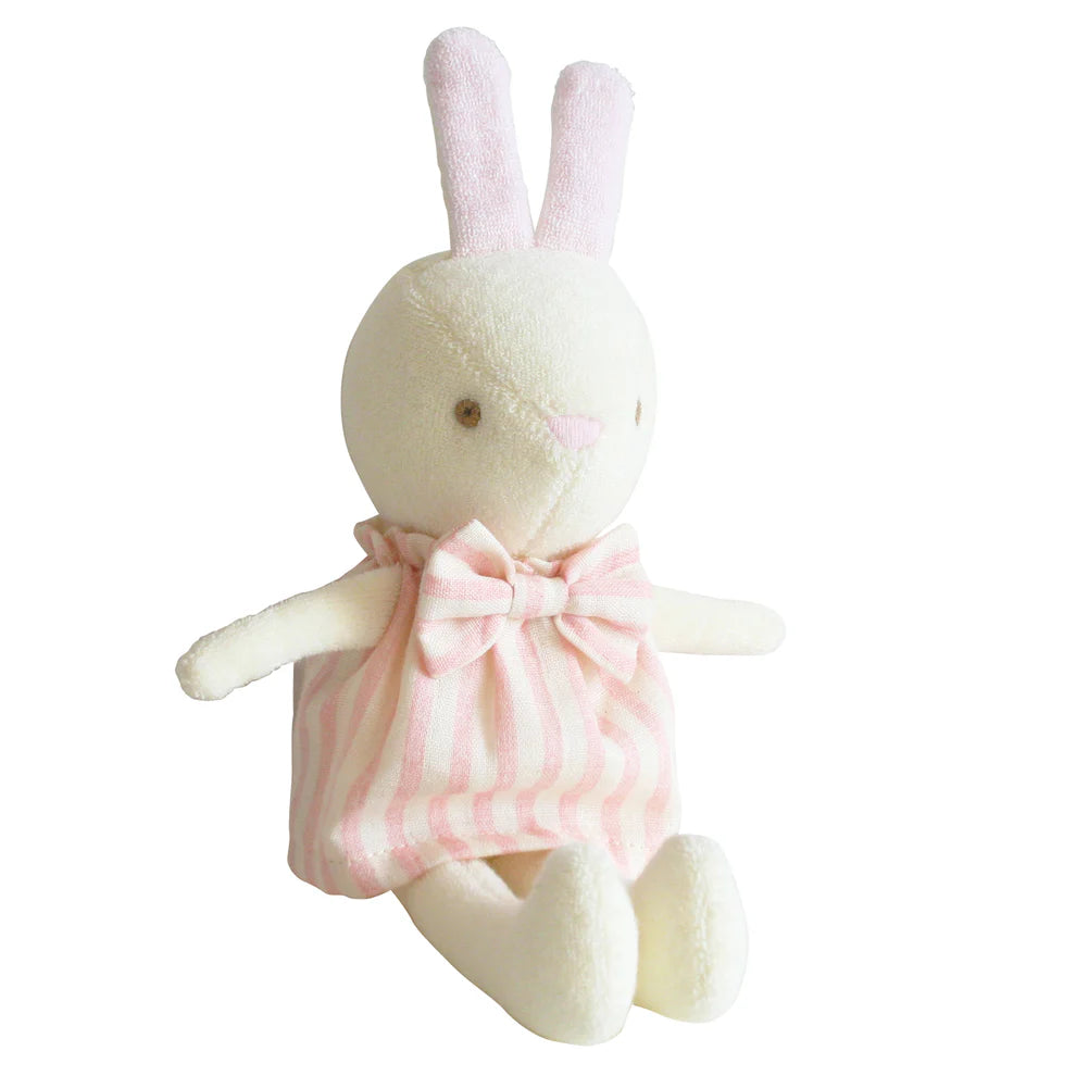 Baby Girl Doll | Baby Betsy Bunny | Pink Stripe | Alimrose