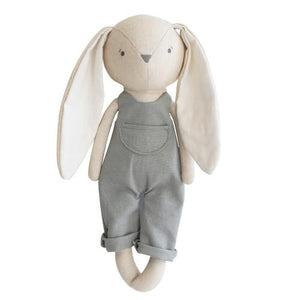 Baby Boy Doll | Oliver Bunny | Blue Grey | Alimrose