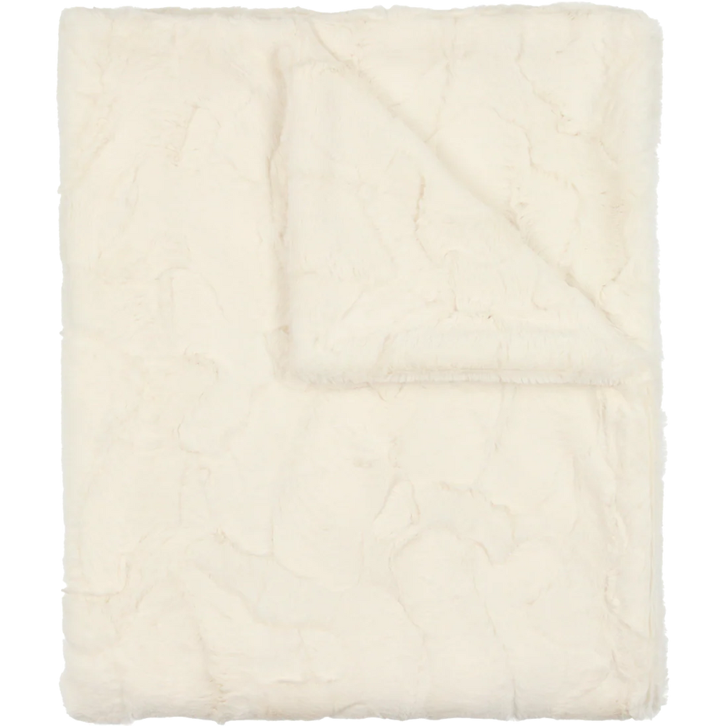 Baby Neutral Blanket | Super Fluff | Natural Lux Fur | Peluche