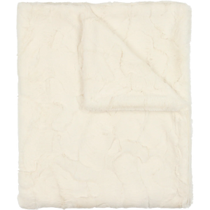 Baby Neutral Blanket | Super Fluff | Natural Lux Fur | Peluche