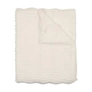 Baby Neutral Blanket | Lux Fur | Wave Natural | Peluche