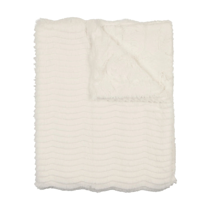 Baby Neutral Blanket | Lux Fur | Wave Natural | Peluche