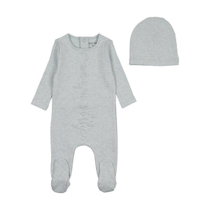 Baby Boy Footie + Hat | Once Upon A Baby | Blue Wisp | Bee and Dee | AW25