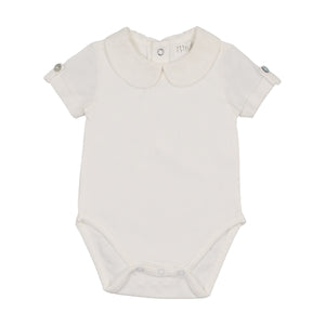 Baby Boy Onesie | Rollover Sleeve | Peluche | SS26