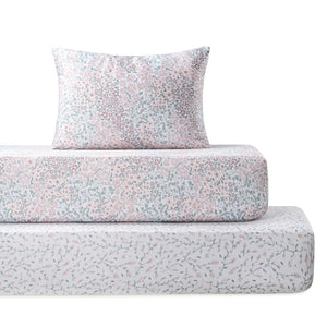 Baby Crib Bedding Linen Set | Enchanted Mauve | 3 Sizes | Petite Belle