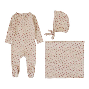 Baby Girl Layette Set | Printed Wrapover | Petal | Lil Legs | SS26