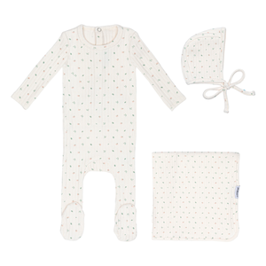 Baby Girl Layette Set | Petal Pointelle Floral | Ivory | Minilabel | SS26