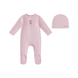Baby Girl Footie + Hat | Doll | Pink | Minilabel | SS26