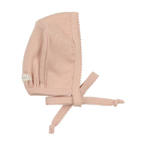 Baby Girl Footie + Hat | Pinpoint Wrapover | Shell Pink | Lil Legs | AW23