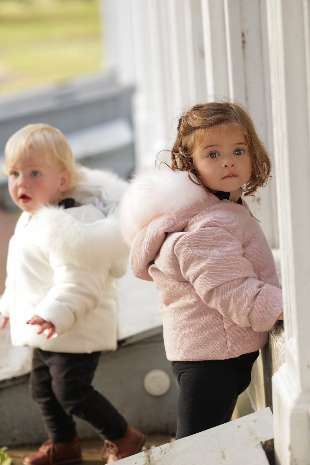 Baby Girl Jacket | Mauve | Pramie | AW25