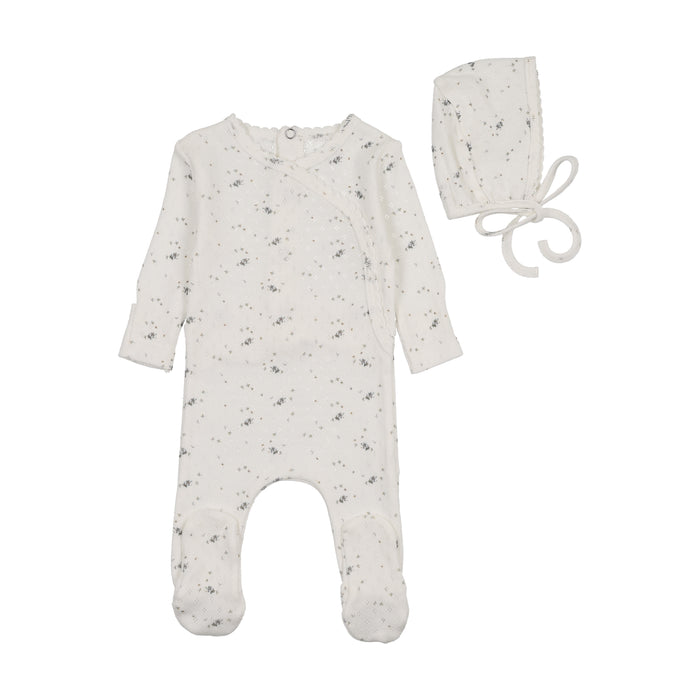 Baby Boy Layette Set | Pretty Petals | Ivory | Bee and Dee | AW25