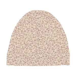 Baby Girl Footie + Hat | Printed | Mauve Floral | Lil Legs | AW23
