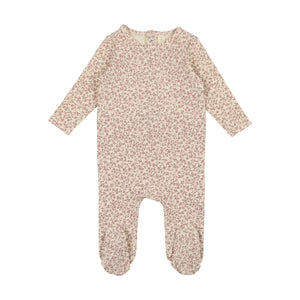 Baby Girl Layette Set | Printed | Mauve Floral | Lil Leggs | AW23