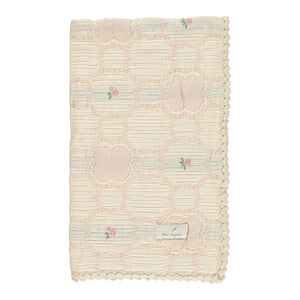 Baby Girl Blanket | Cleo Vintage Wallpaper Floral | Bebe Organic