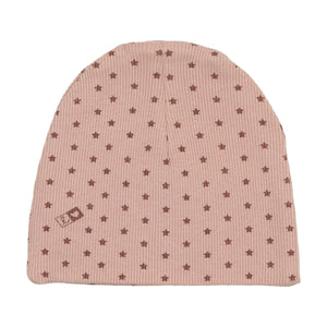Baby Girl Footie + Hat | Ribbed Star | Pink/Rose | Lil Legs | AW23