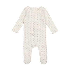 Baby Girl Layette Set | Ribbed Star | White/Pink | Lil Leggs | AW23