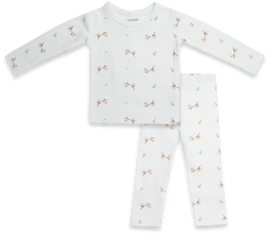 Baby 2 Piece Ribbed Set | Blossom Ivory | SS26 | Milk Denmark