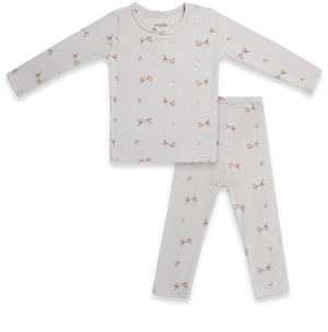 Baby 2 Piece Ribbed Set | Blossom Oat SS26 | Milk Denmark