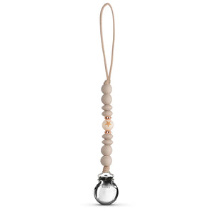 Baby Pacy Clip | Wood Beads | Adora | Saddle Star