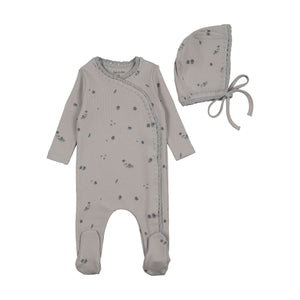 Baby Boy Layette Set | Sweet Berry Print | Pale Blue | Bee and Dee | SS26