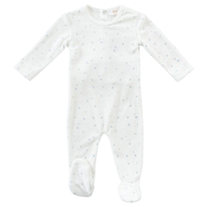 Baby Boy Footie + Hat | Bud | Blue | Kipp