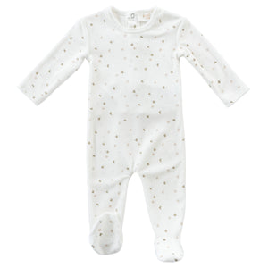 Baby Boy Footie + Hat | Bud | Stone | Kipp