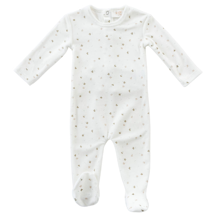Baby Boy Footie + Hat | Bud | Stone | Kipp