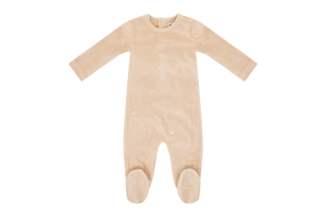 Baby Boy Footie | Embroidered Star | Natural | Kipp | AW23
