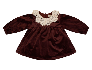 Baby Girl 2 Piece Outfit | Vintage Bubble Set | Plum | Kipp | AW23