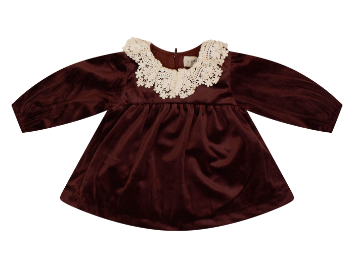 Baby Girl 2 Piece Outfit | Vintage Bubble Set | Plum | Kipp | AW23