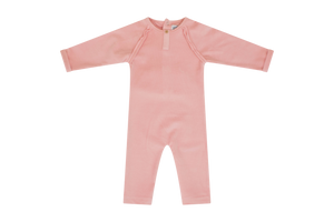 Baby Girl Outfit | Knit Romper | Pink | Kipp | AW23