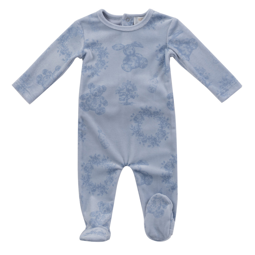 Baby Boy Footie Set | Petit Toile | Blue | Kipp Baby | Aw25