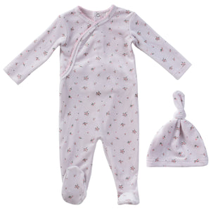 Baby Girl Footie Set | Lil Blooms | Pink | Kipp Baby | Aw25