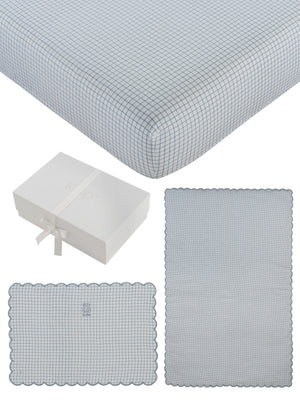 Baby Linen Set | Teddy Au Pane 4PC Mini Crib Set | 3 Colors | Kipp Baby | SS26