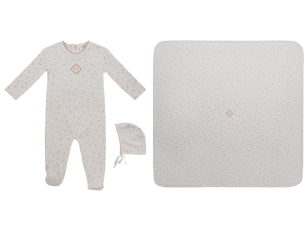 Baby Girl Layette Set | Petit Pois |  Mauve | Kipp Baby | SS26