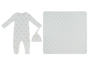 Baby Boy Layette Set | Petits Amis | Blue | Kipp Baby | AW26
