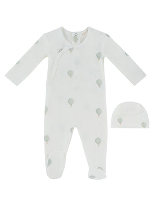 Baby Boy Footie & Hat | Ciel Enfant Wrap | Blue | Kipp Baby | AW26