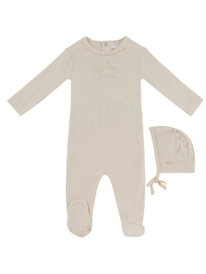 Baby Boy Footie & Hat | Mon Bebe | Natural | Kipp Baby | AW26
