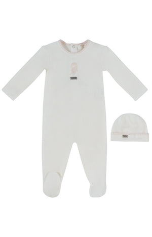 Baby Girl Footie & Hat | Atelier Bunny | Pink | Kipp Baby | AW26