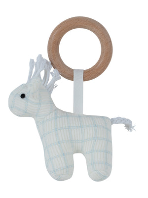 Baby Plush Toy | Whinny Plaid Toy Ring | 3 Colors | Kipp Baby | AW26