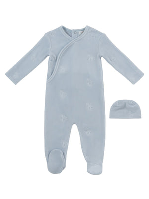 Baby Boy Footie & Hat | Whinny Wrap | Blue | Kipp Baby | AW26